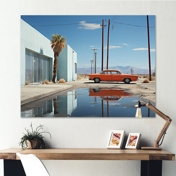 Photograph By Lewis Baltz I - Car/Van Canvas Wall Art